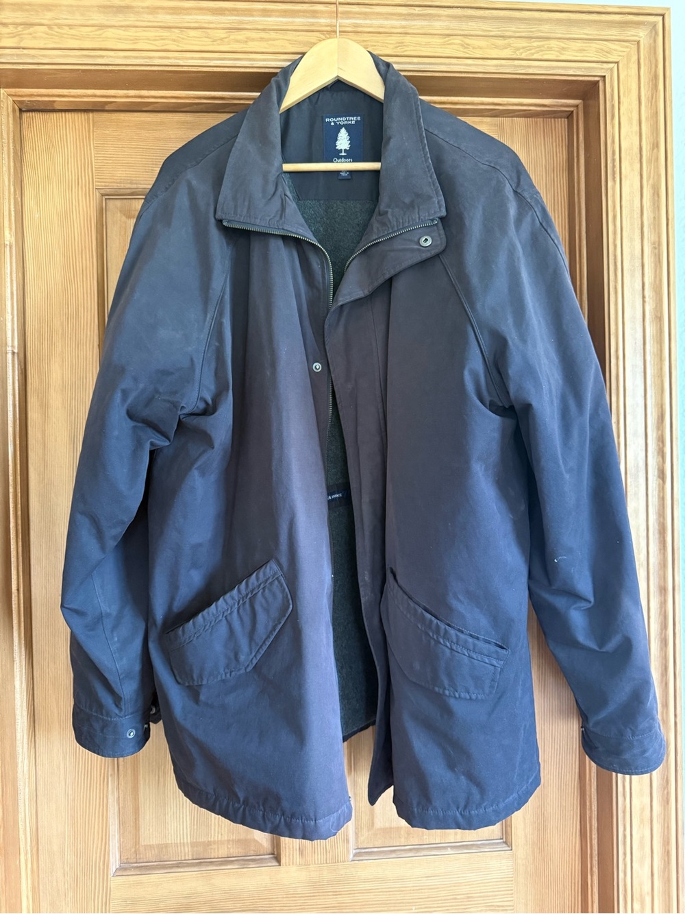 Roundtree & Yorke Men's Dark Brown Field Jacket